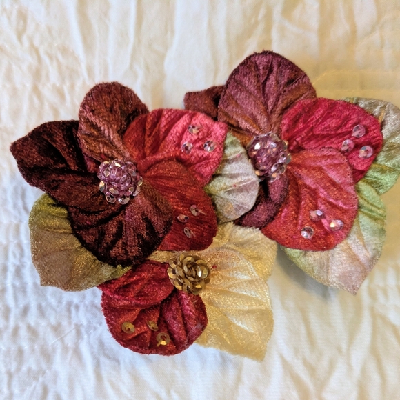 Whimsical US Angels Brown Tulle Dress with Floral Accents Girls Size 12 - Picture 7 of 13